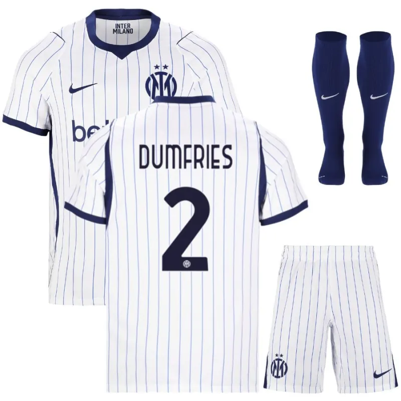 Inter Mailand Auswärts Kinder Set Trikot 2026/27 DUMFRIES
