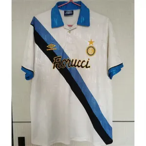 Camiseta de fuera retro del Inter Milan 1994/95 - blanca