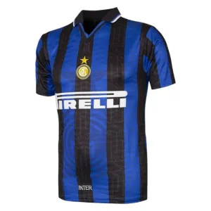 Inter Milan 1997/98 Retro Home Jersey - Blue/Black