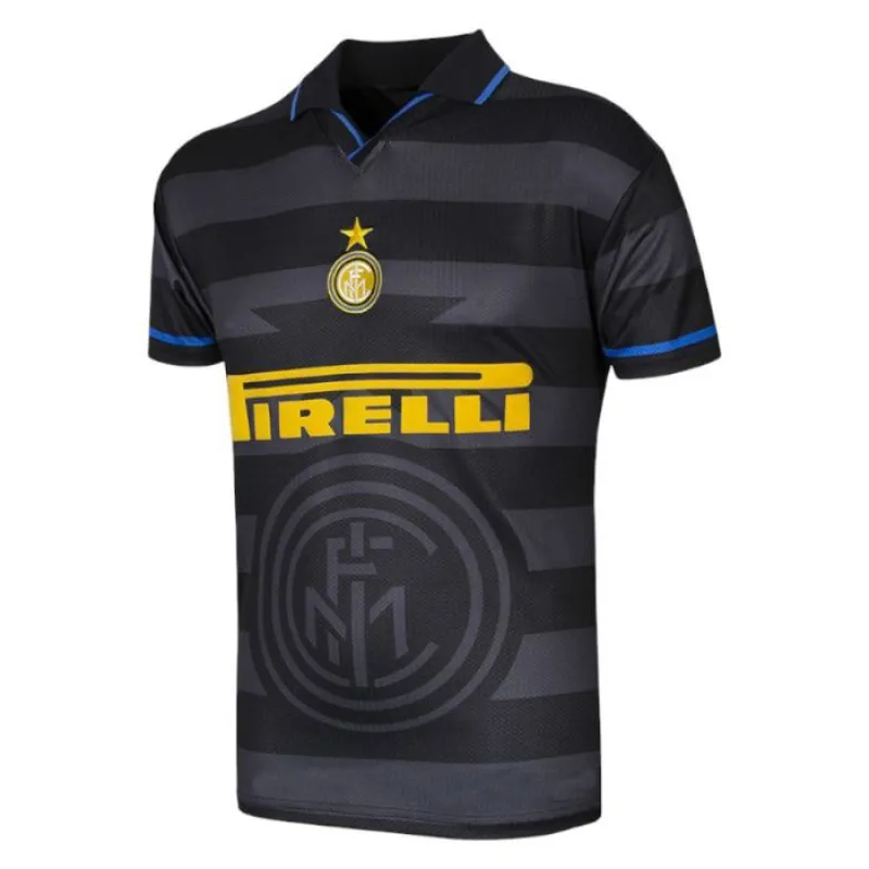 Inter Milano 1997/98 Maglia da trasferta retrò - Nera
