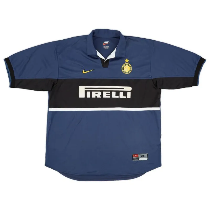 Inter Milan 1998/99 Retro Third Jersey - Blue