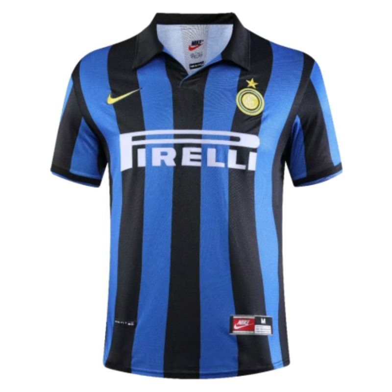 Inter Milan BAGGIO 1998/99 Retro Home Jersey - Blue/Black