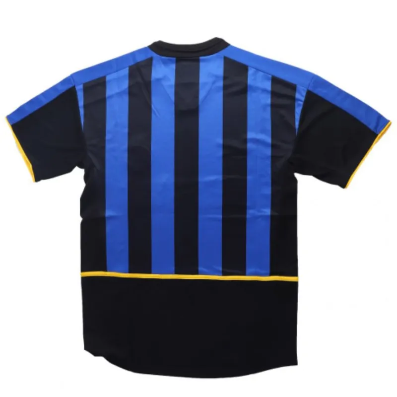 Inter Milan 2002/03 Retro Home Jersey - Blue/Black