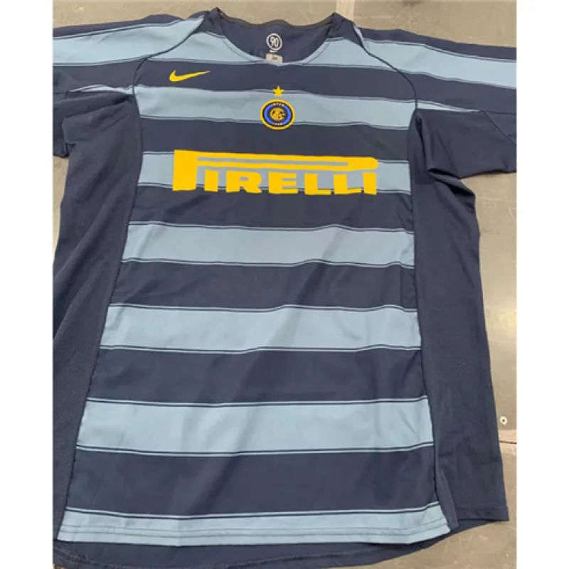 Inter Milan 2004/05 retro third jersey - blue