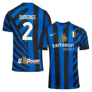 Denzel Dumfries Inter Mailand 2024/25 Heim - Jersey - Blau