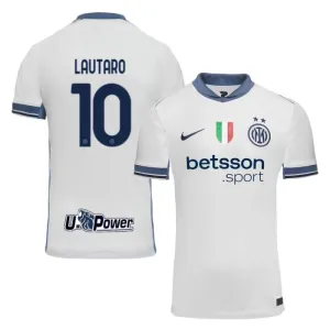 Lautaros Inter Mailand 2024/25 Auswärts - Jersey - Weiß