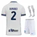Il kit per bambini di trasferta 2024/25 dell'Inter Milan di Denzel Dumfries - Bianco