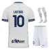 Lautaro's Inter Milan 2024/25 Away Children's Kit - White