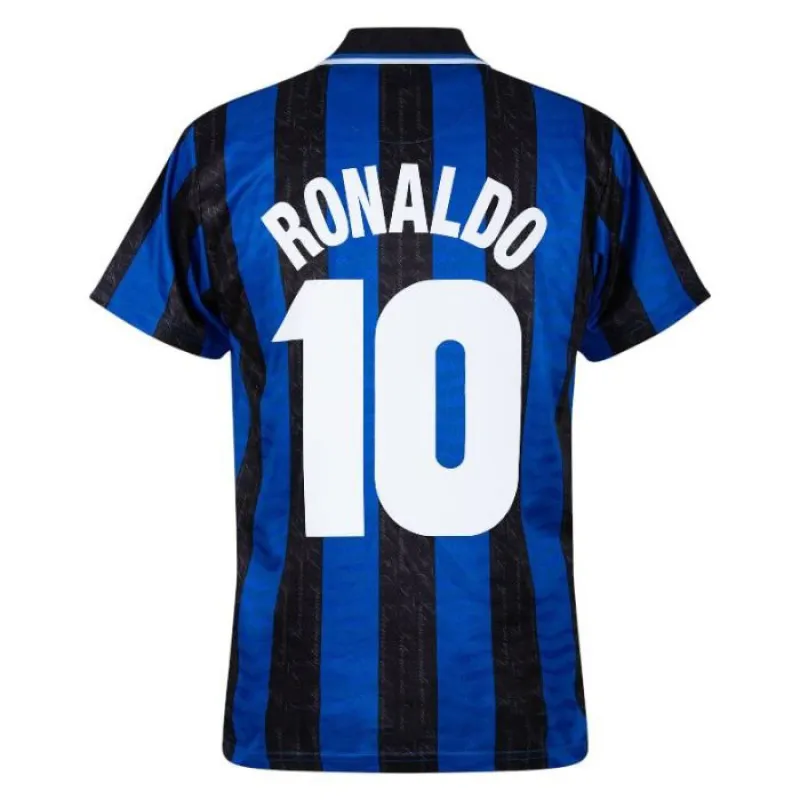 Ronaldo Internazionale Milano 1997/98 Retro Home Jersey A - Blue