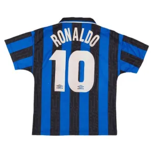Ronaldo Internazionale Milano 1997/98 Retro Home Jersey B - Blue