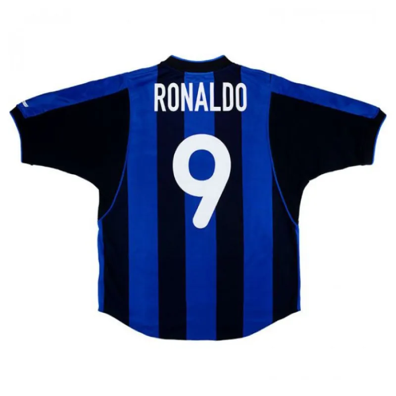 Ronaldo Inter Milan 2000/01 Retro Home Jersey - Blue