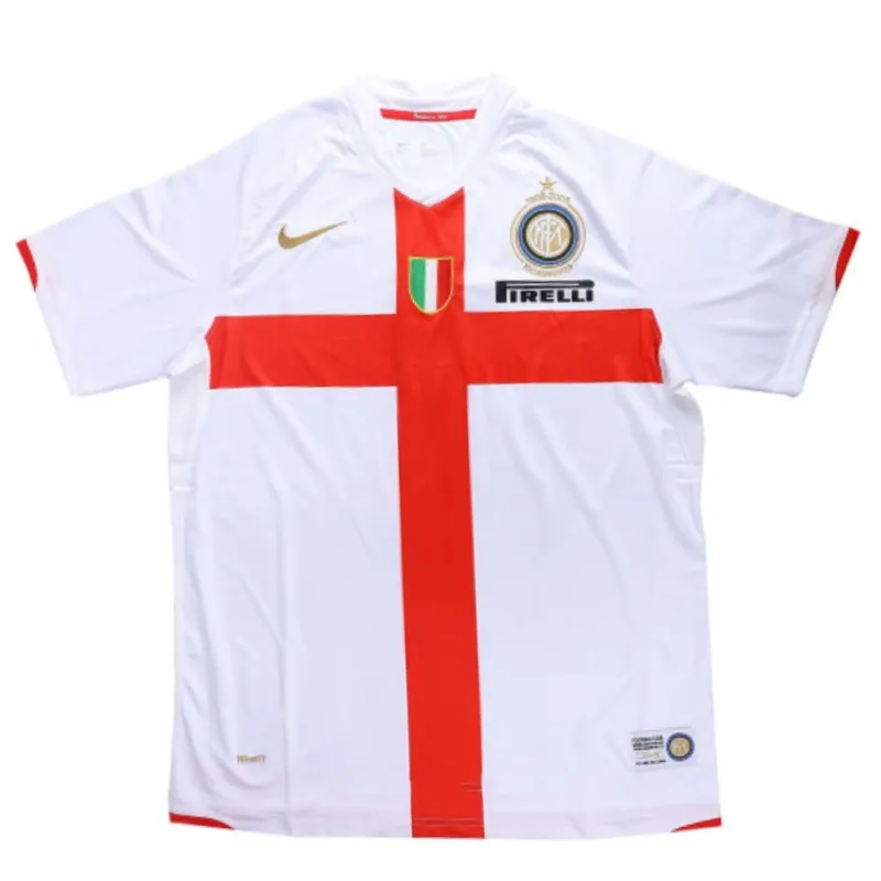 Inter Milan 2007/08 Retro Away Jersey - White