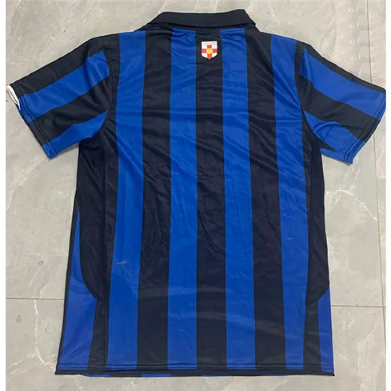 Maglia da campo retro dell'Inter Milan 2007/08 - blu
