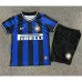 Inter Milan 2009/10 retro children's home jersey - blue