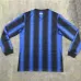 Inter Milan 2010/11 retro long - sleeved home jersey - blue