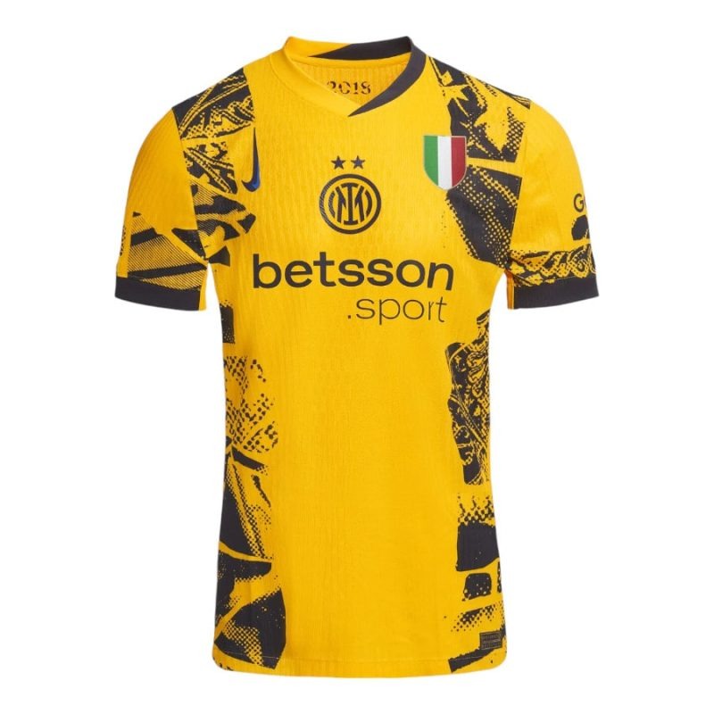 Terza maglia di trasferta dell'Inter Milan 2024/25-Giocatore-Gialla