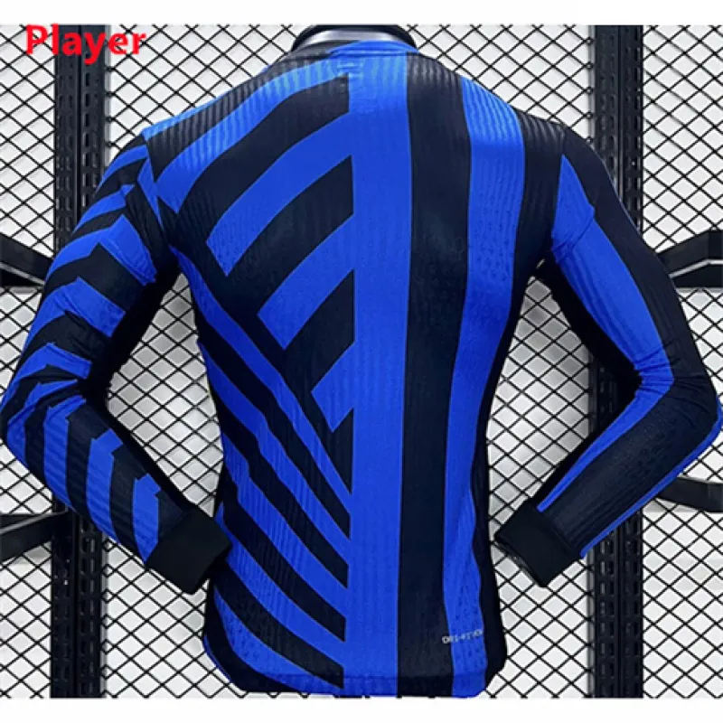 Inter Milan Home Long Sleeve Jersey 2024/25-Player-Blue