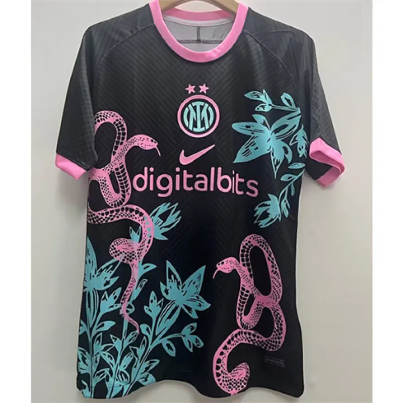 Maillot de l'Inter Milan avec motif de dragon 2024/25-Noir