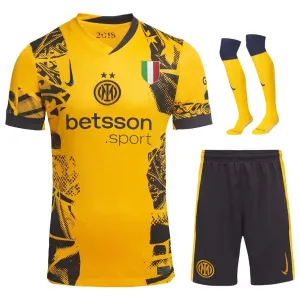 Inter Milan 2024/25 children's third jersey - yellow