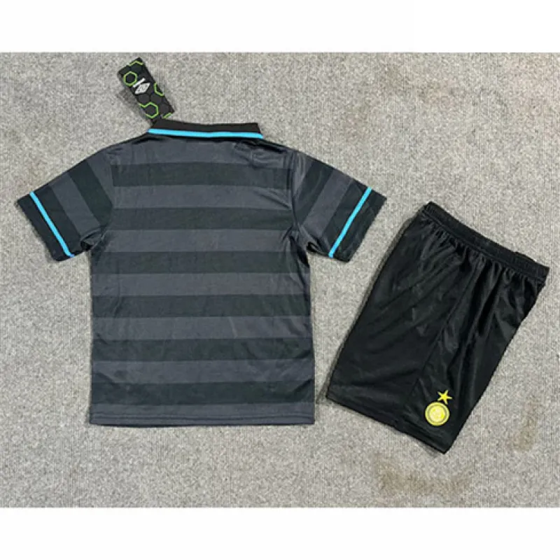 Inter Milan 2024/25 Kinder Dritttrikot - schwarz