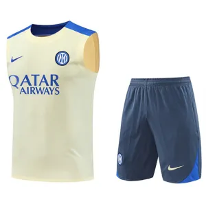 Inter Milan 2024/25 training set shorts and vest - yellow