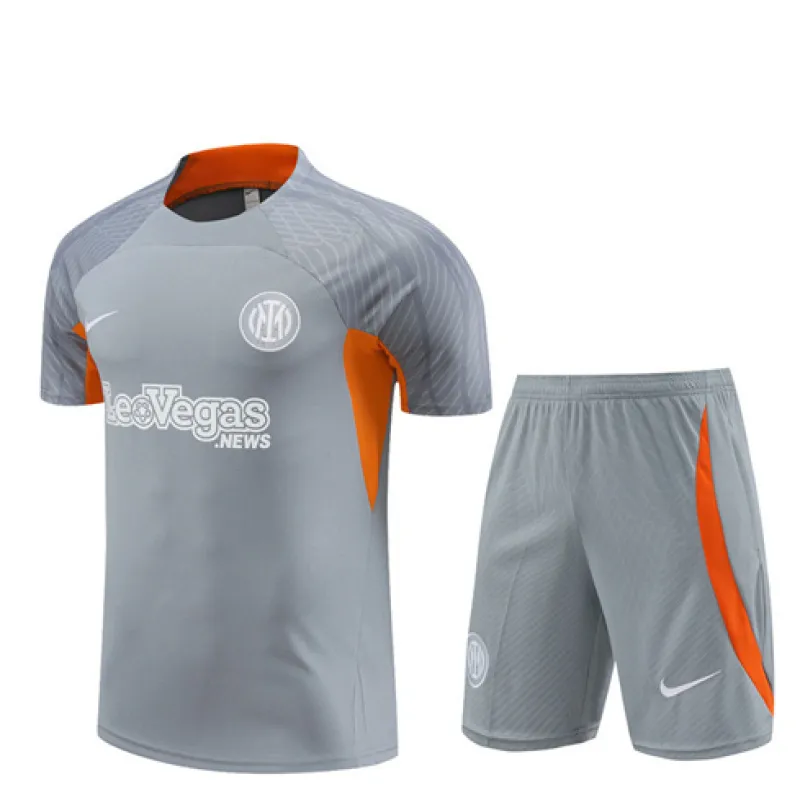 Inter Milan 2024/25 training kids' jersey 2 + shorts - grey