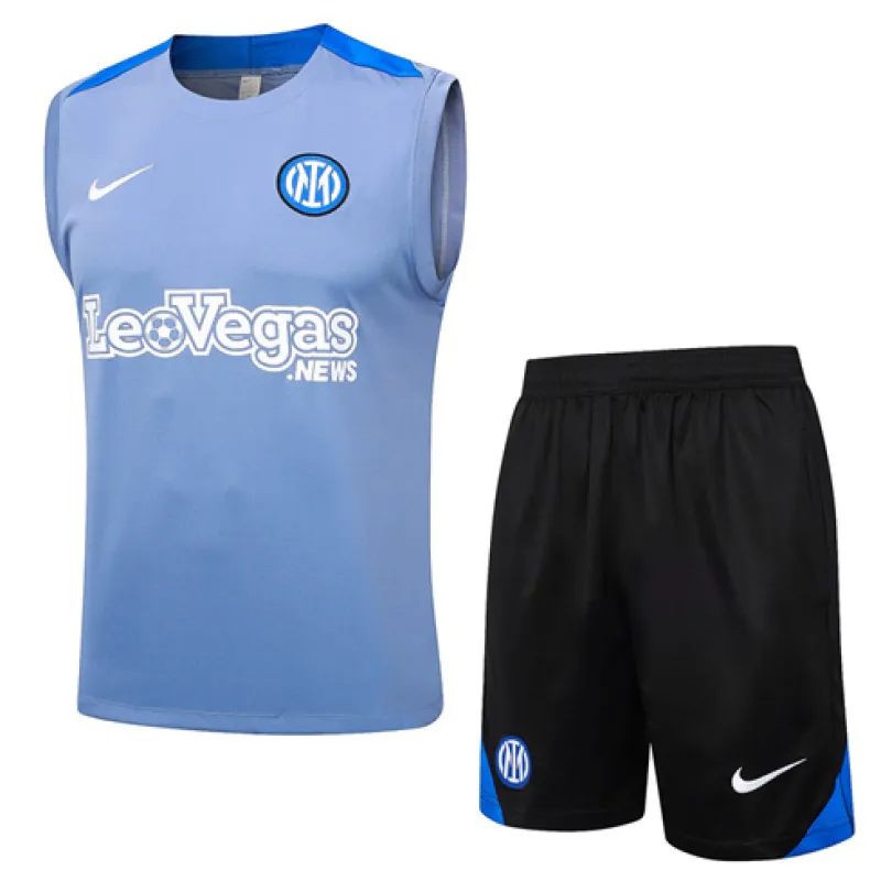 Short et gilet d'entraînement de l'Inter Milan 2024/25 - gris