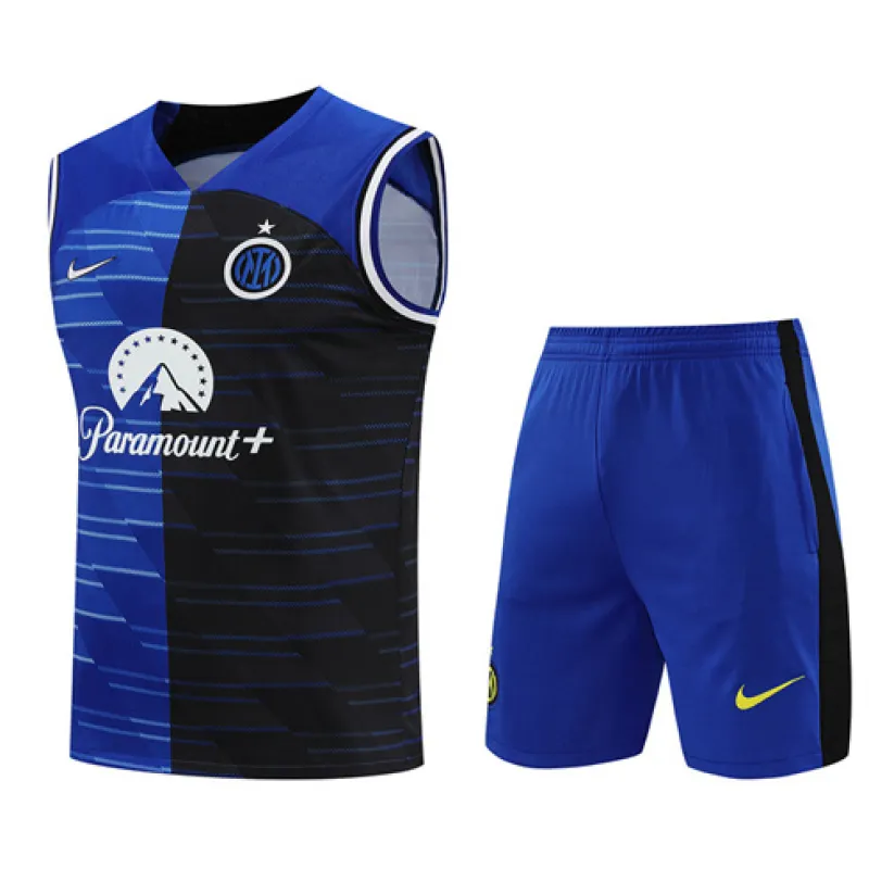 Inter Milan 2024/25 training set shorts and vest - blue