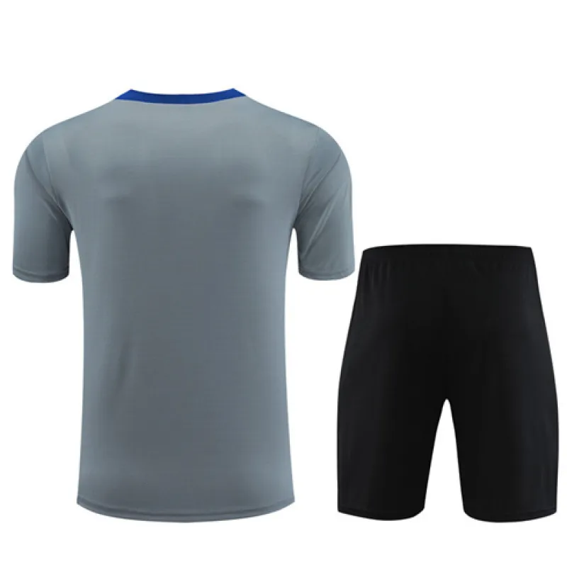 Maglia d'allenamento A + Calzoni dell'Inter Milan 2024/25 - Grigia