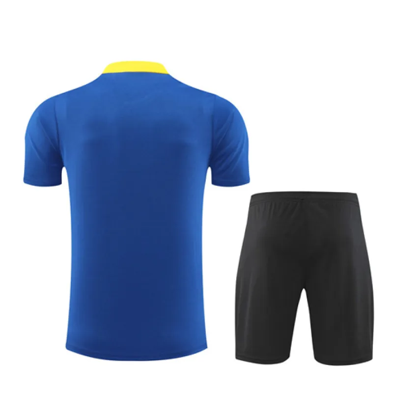 Maillot d'entraînement pour enfants + short de l'Inter Milan 2024/25 - bleu
