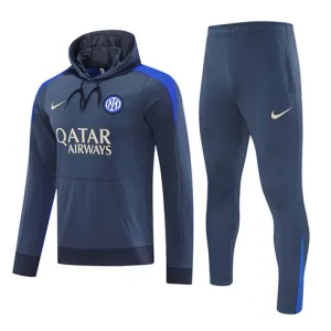 Inter Milan 2024/25 Hooded Sweatshirt - Blue