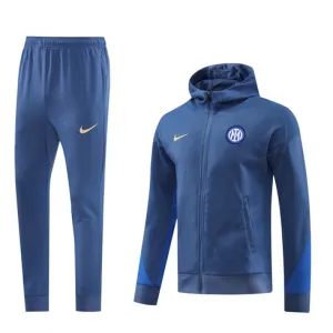 Inter Milan 2024/25 Hooded Sports Jacket - Light Blue