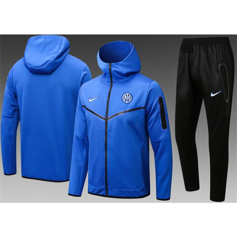 Chaqueta de deporte con capucha del Inter Milan 2024/25 - Azul