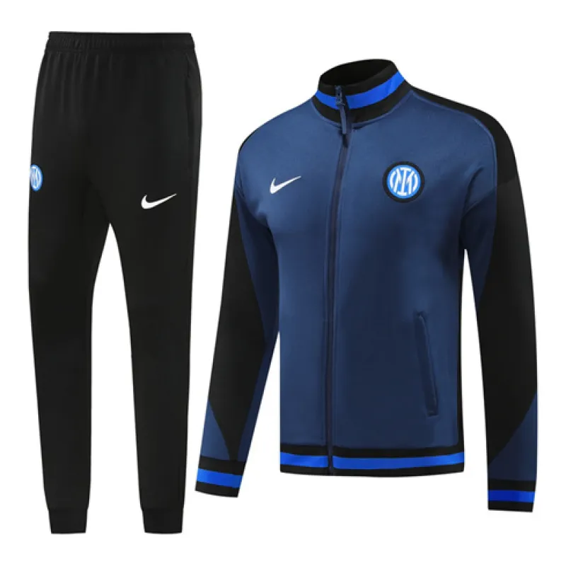 Inter Milan 2024/25 Kapuzen-Sportjacke - Marineblau