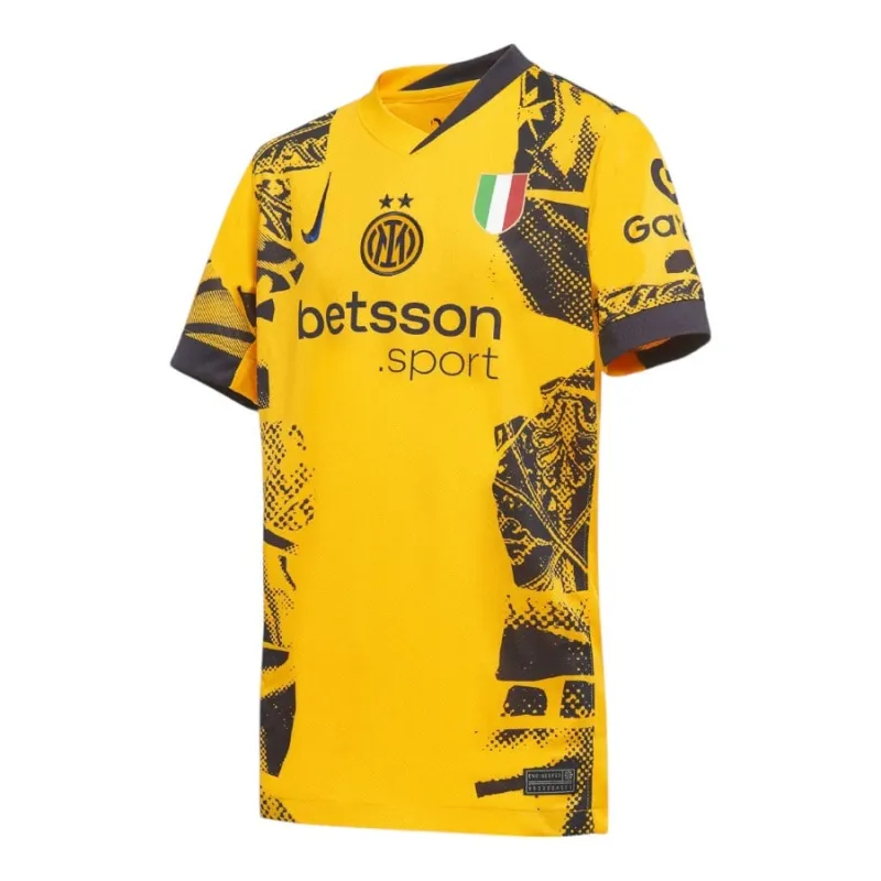 Inter Milan 2024/25 Third Children's Jersey - Yellow