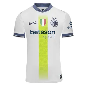 Inter Mailand 2024/25 Auswärtsspezial VR46 Spielerausgabe Trikot - Weiß