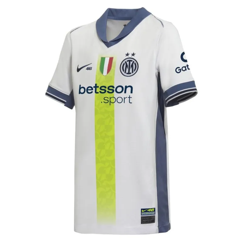 Inter Milan 2024/25 Away Special VR46 Kids Jersey - White