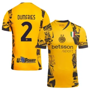 Denzel Dumfries, Inter Mailand 2024/25 Drittes Trikot - Gelb
