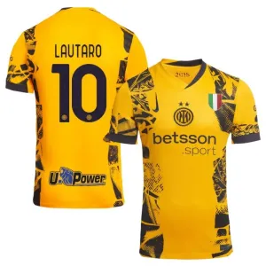 Lautaro, Inter Mailand 2024/25 Drittes Trikot - Gelb