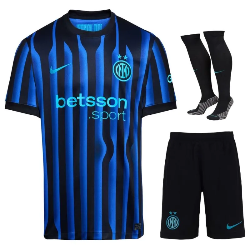 Inter Mailand Kinder 2025/26 Heim-Kit - Blau