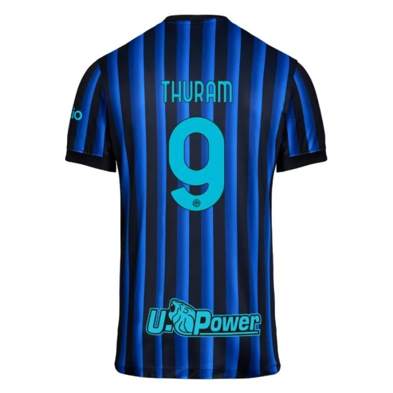 Inter Milan THURAM Enfants 2025/26 Kit domicile - Bleu