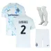 Set de camiseta infantil de Dumfries del Inter Milan 2025/26 fuera de casa - Blanco