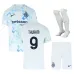 Ensemble de maillot enfant de THURAM à l'Inter Milan 2025/26 à l'extérieur - Blanc
