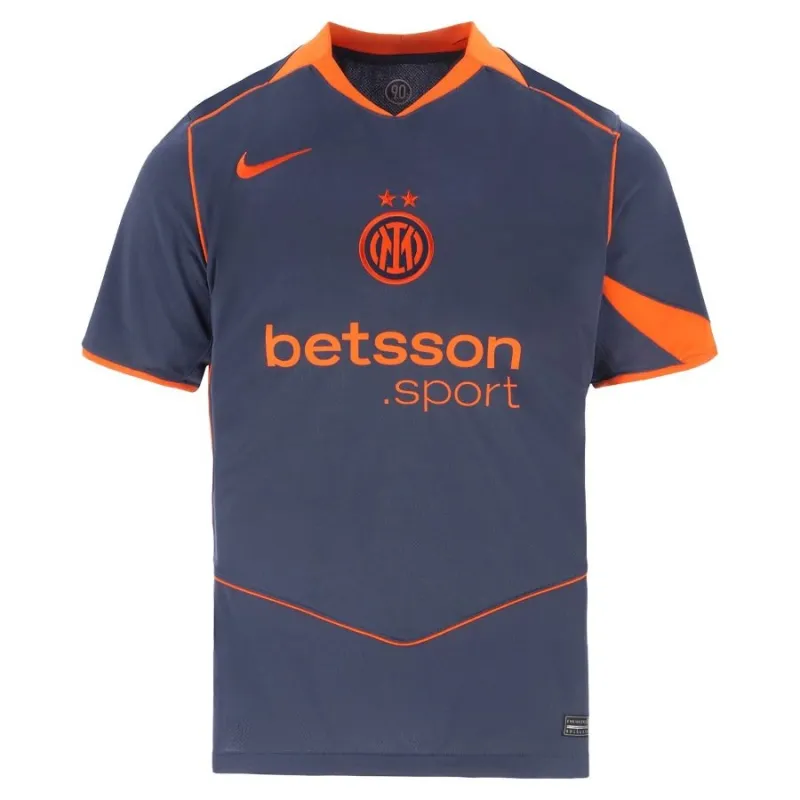Inter de Milán 2025/26 Tercera Camiseta Infantil - Azul/Naranja