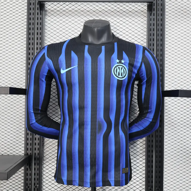 Inter Milano Maglia Giocatore a Maniche Lunghe Edizione Speciale 2025/26 - Nero/Blu