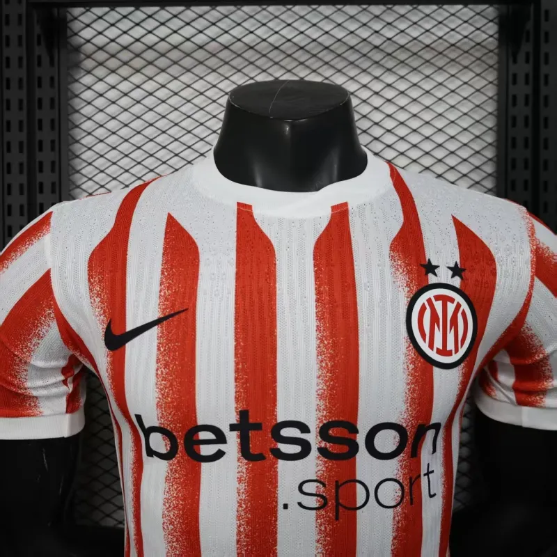 Inter Milan 2025/26 Special Edition Player Jersey - White/Red
