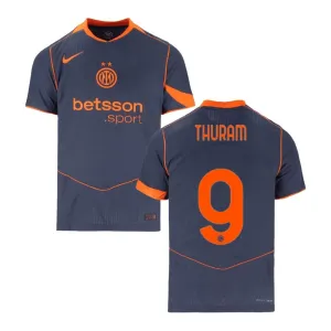Inter Milan THURAM 2025/26 Third Jersey - Blue