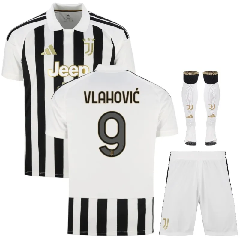 Juventus VLAHOVIC 2026/27 Home Kids Kit
