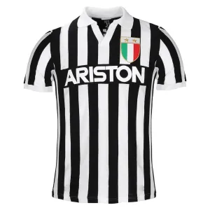 Juventus 1984/85 Retro Home Jersey - White/Black