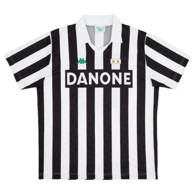 Juventus 1992-94 Retro Home Jersey - White/Black